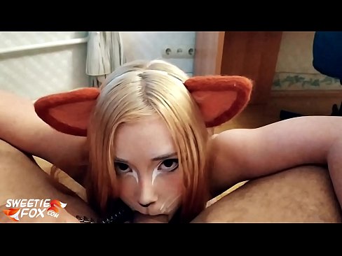 ❤️ Kitsune sluk piel en kom in haar mond ❤️❌ Superpornografie by ons